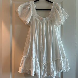 Mustard Seed White Square Neck Dress size Small